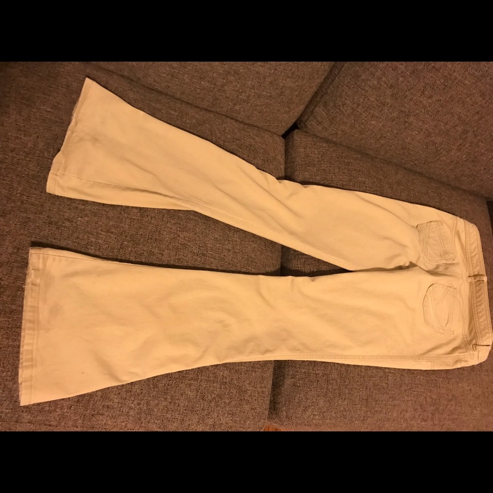 Abercrombie 16 slim khakis (defiantly worn)